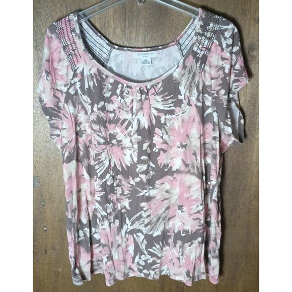 Liz Claiborne Woman Bundle of 4: Women 2x Lightweight Comfort T-shirts - Picture 5 of 15